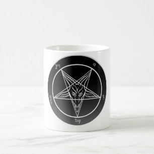 Café Igreja da satã Sigil Noir da caneca de Baphomet