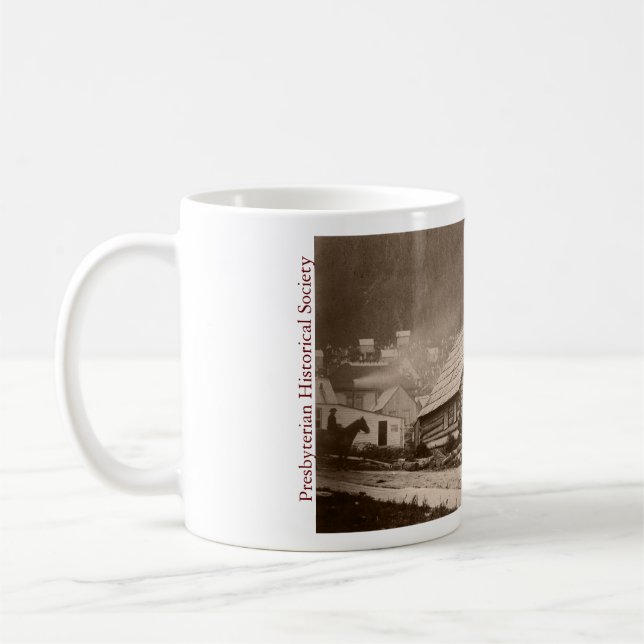 Café Igreja presbiteriana, caneca de Juneau, Alaska (Esquerda)