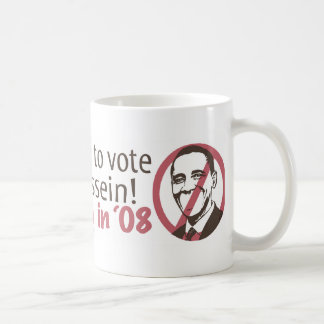 Café Insano para votar a caneca de Hussein