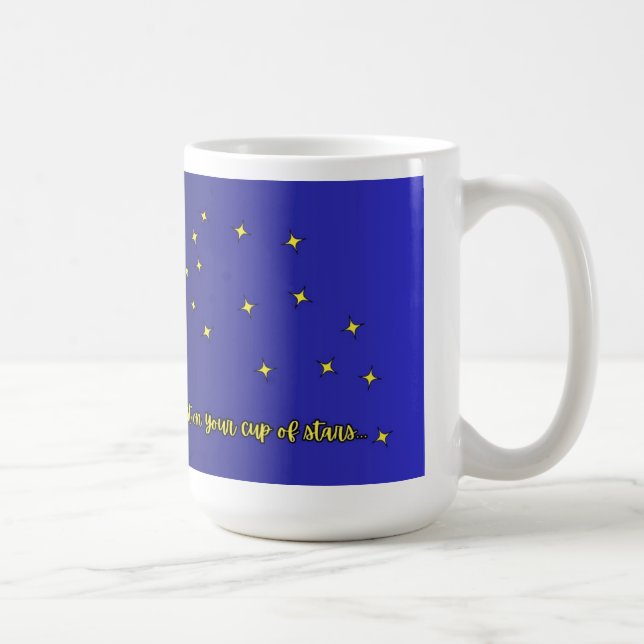 Café Insista na Sua Caneca de Estrelas (Direita)