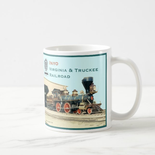 Café Inyo-Virgínia e caneca do motor da estrada de (Direita)