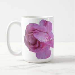 Café Irmãs gêmeas Gemini, uma caneca de rosa rosa-quent
