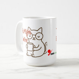 Café Isso Pode Ser Vinho – Caneca de Gato Edição
