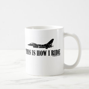 Café Isto é como eu monto a caneca do avião de combat
