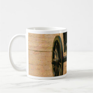 Café Iuka para a caneca do trabalho de arte do cobrir C