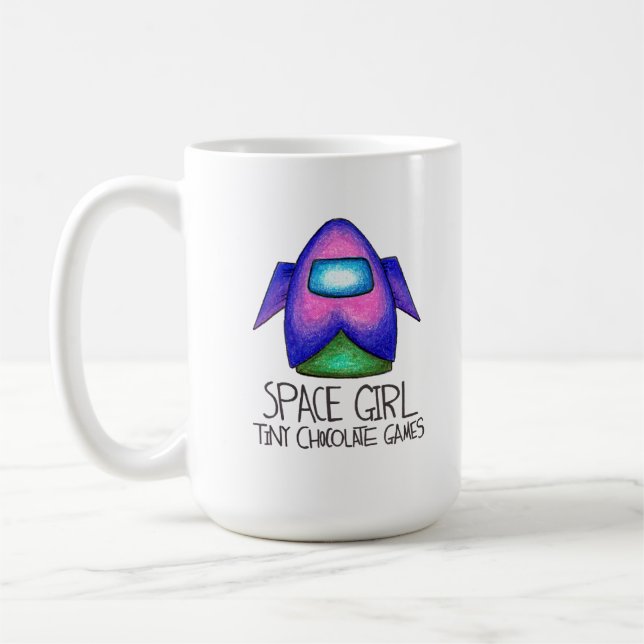 Café Jogo da menina do espaço: Caneca do navio de (Esquerda)
