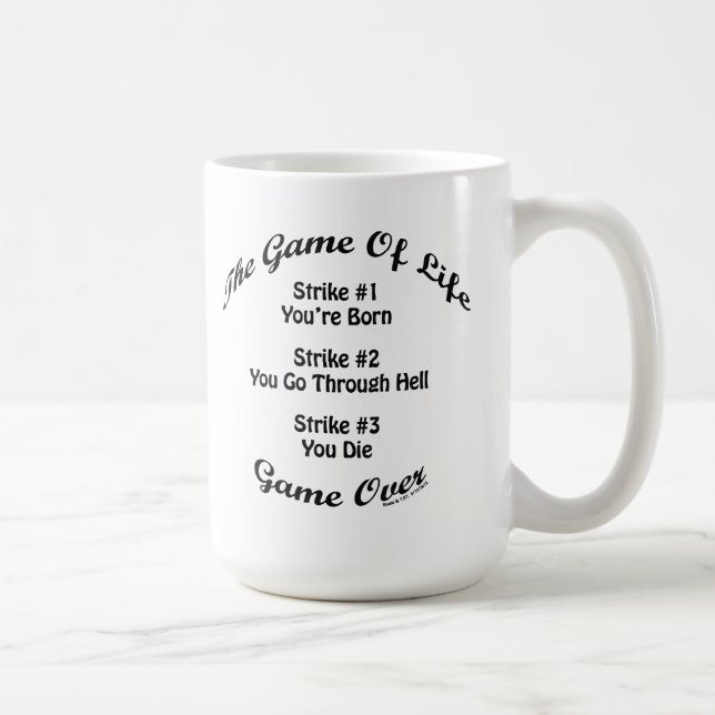 Café Jogo de Boones da caneca da vida (Direita)