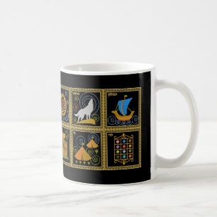 Café Judaica 12 tribos de caneca de Israel