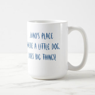 Café Juno e caneca de Baxter