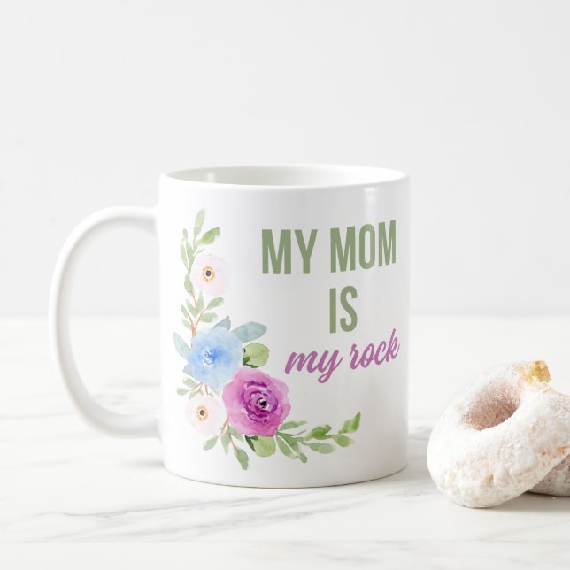 Café Kaye e Summer A minha mãe é a minha caneca de rock (Com Donut)