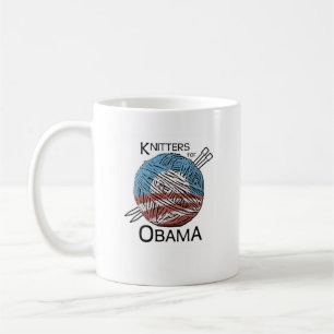 Café Knitters para a caneca #1 de Obama