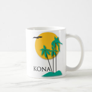 Café Kona, caneca de Havaí