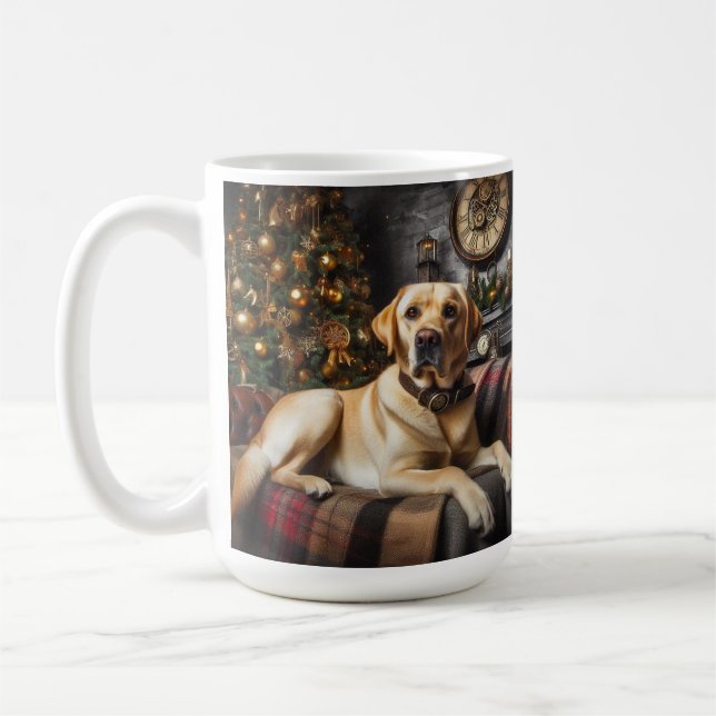 Café Labrador Retriever SteamPunk Taça de Caneca de Nat (Esquerda)
