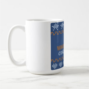 Café Latkes Quentes, Noites Frias Caneca de Suéter Feio
