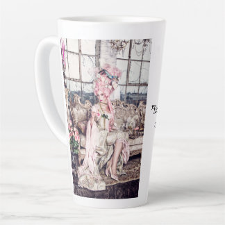 Café Latte Ajustado de caneca rosa para rainha