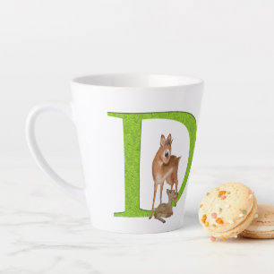 Café Latte Animal ABC D é destinado à caneca de leite em disc