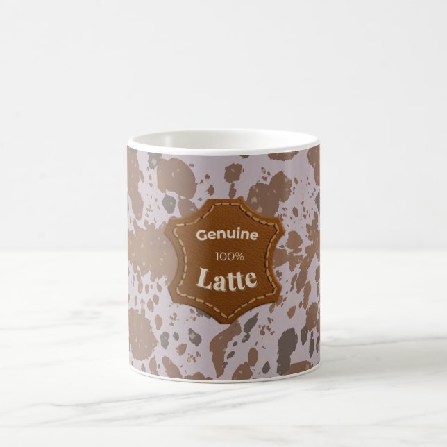 Café Latte Autêntico 100% - Caneca de Latte Gelado (Centro)