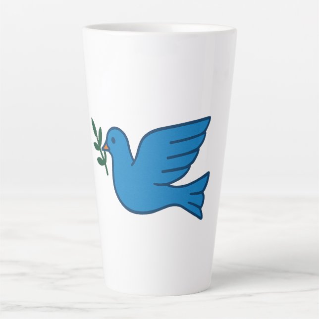 Café Latte café, chá, caneca de viagem (Frente)