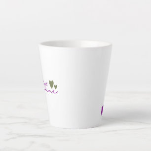 Café Latte Caneca Alma Cheia de Luz Solar