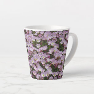 Café Latte Caneca - Campo de Flores Rosas