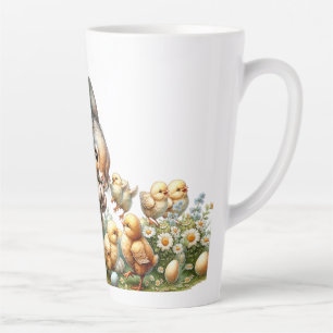 Café Latte Caneca Combo Coelhinhos de Páscoa