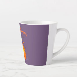 Café Latte Caneca de abóbora Feliz Halloween