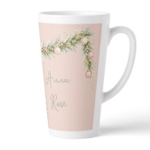 Caneca de Balé do Quebra-Nozes em Aquarela Rosa