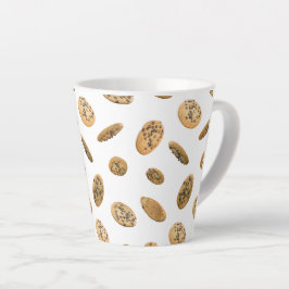 Café Latte Caneca de Biscoito de Chocolate Chip Aconchegante