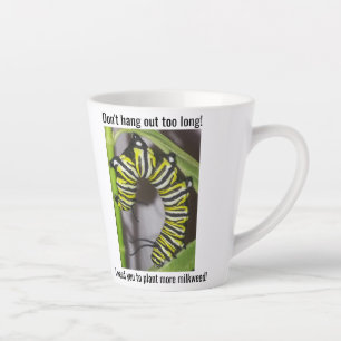 Café Latte Caneca de borboleta monarca