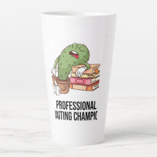 Café Latte Caneca de Cacto Fofo Campeão Profissional de Esper