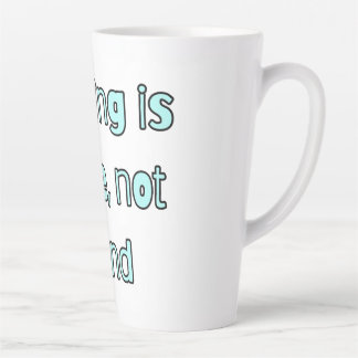 Café Latte Caneca de citação simples