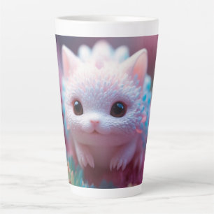 Café Latte Caneca de Criatura de Fantasia Fofa - Caneca de Es
