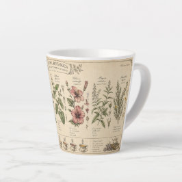 Café Latte Caneca de Ervas Botânicas –