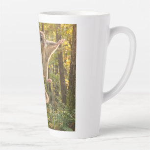 Café Latte Caneca de Esquilo Voador - Esquilo Selvagem Fofo e