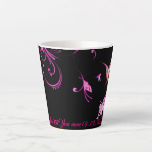 Café Latte Caneca de estimação personalizada caneca de estima