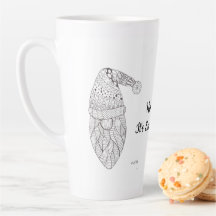 Caneca de Férias do Papai Noel Gnomo
