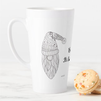 Café Latte Caneca de Férias do Papai Noel Gnomo