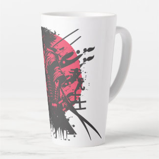 Café Latte Caneca de Guerreiro Samurai – Design do Código Bus