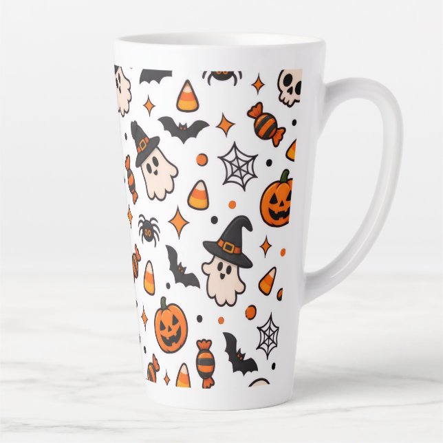 Café Latte caneca de halloween (Direita)