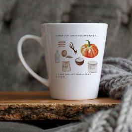 Café Latte Caneca de Latté Amante de Tempero de Abóbora