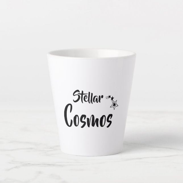 Café Latte Caneca de Leite Stellar Cosmos (Frente)