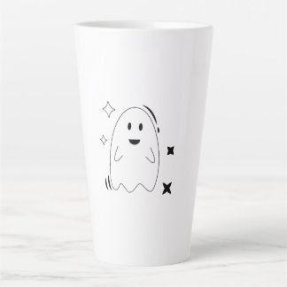 Café Latte Caneca de Linha Artística de Fantasma Celestial Ac