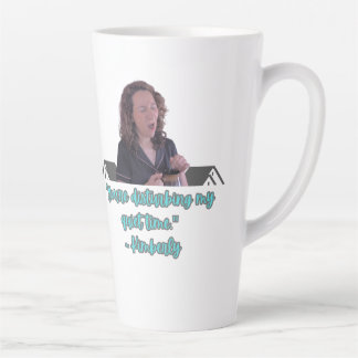 Café Latte Caneca de Momento de Silêncio