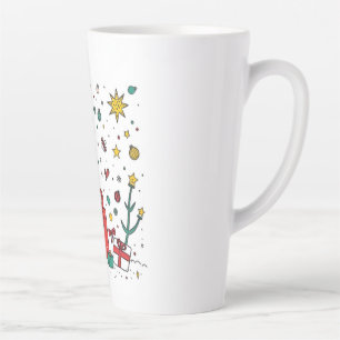 Café Latte caneca de Natal personalizada