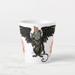 Café Latte Caneca do Macaco Alado do Mágico de Oz Clássico