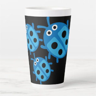 Café Latte Caneca Família de Joaninhas Fofos