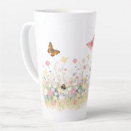 Café Latte Caneca Grande de Prado de Verão