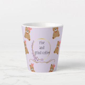 Café Latte caneca latina de coquete
