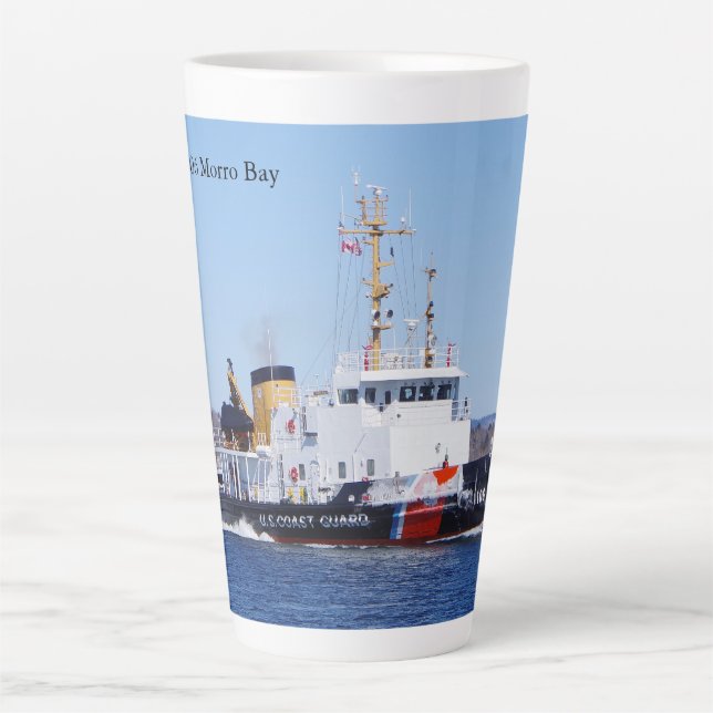 Café Latte Caneca latina de Morro Bay (Frente)