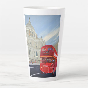Café Latte Caneca latina de ônibus de Londres